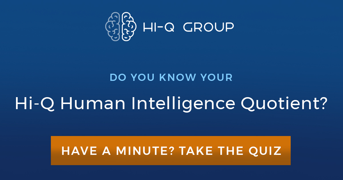What's My HiQ Human Intelligence Quotient? Quiz